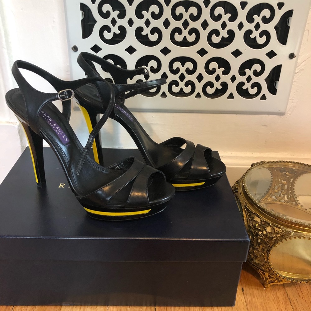 Ralph Lauren Erica Ankle Strap Heal
